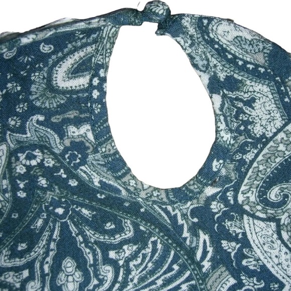 Cato Blouse Plus Sz Bohemian Boho Peasant Whimsy Coquette Crochet Bell Gauze 4X - Picture 9 of 14